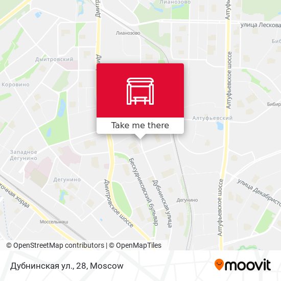 Дубнинская ул., 28 map