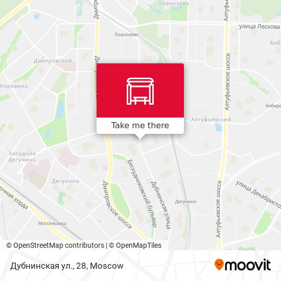 Дубнинская ул., 28 map