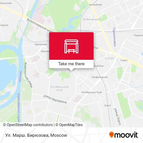 Ул. Марш. Бирюзова map