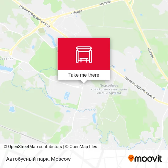 Автобусный парк map