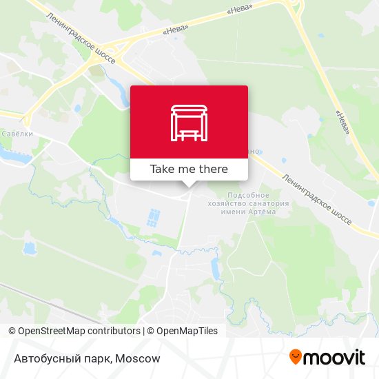 Автобусный парк map