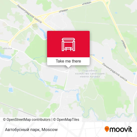 Автобусный парк map