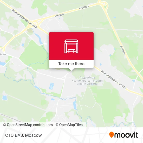 СТО ВАЗ map