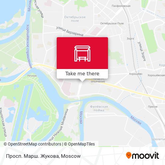 Просп. Марш. Жукова map