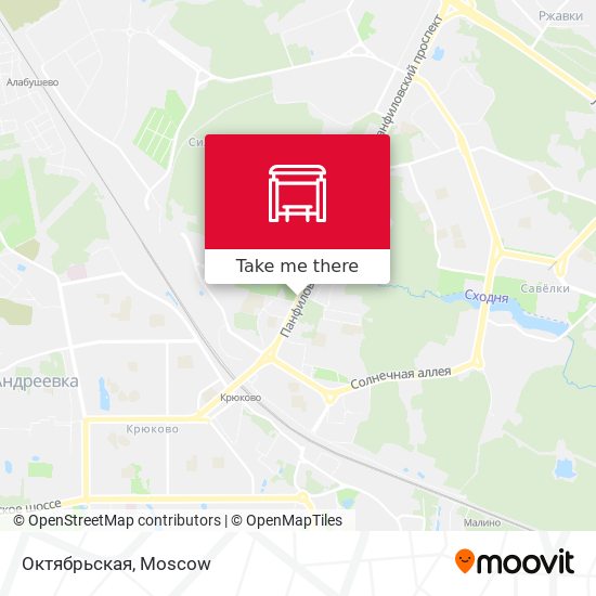Октябрьская map