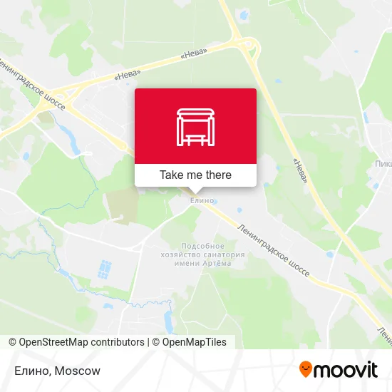 Елино map