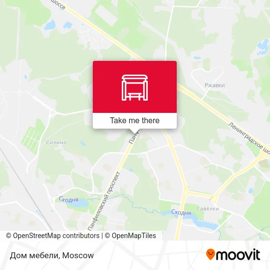 Дом мебели map