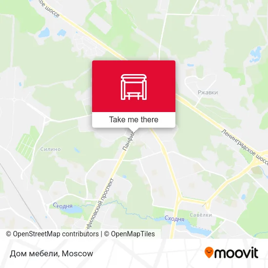 Дом мебели map