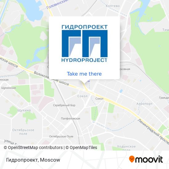 Гидропроект map