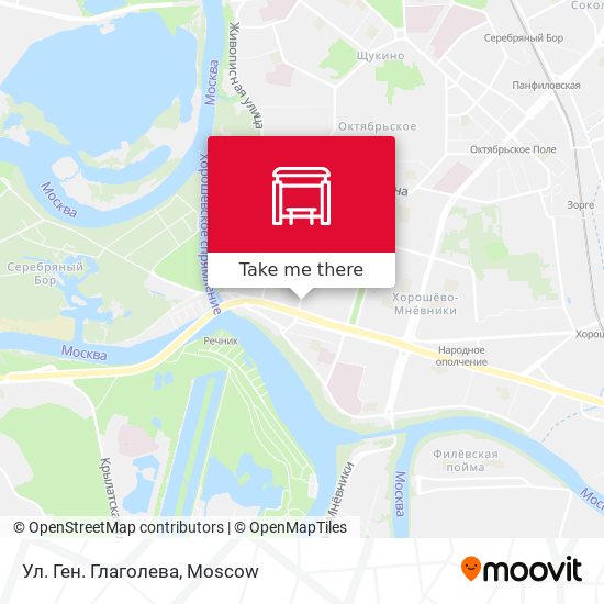 Ул. Ген. Глаголева map