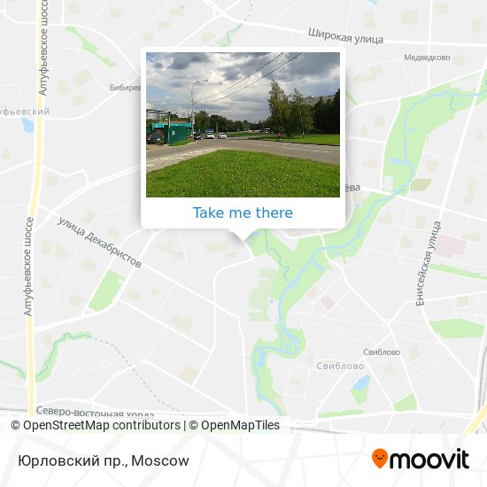 Юрловский пр. map