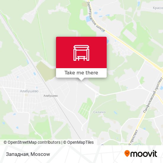 Западная map