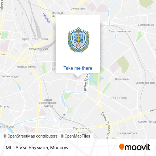 МГТУ им. Баумана map
