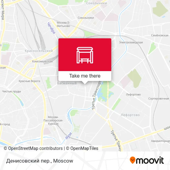 Денисовский пер. map
