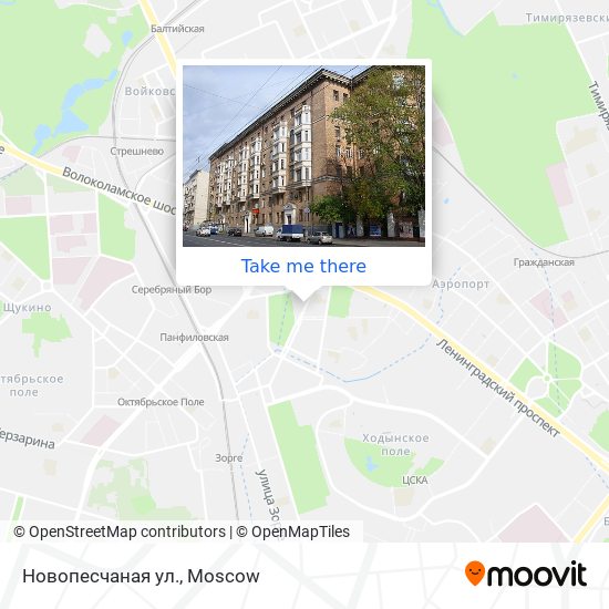 Новопесчаная ул. map