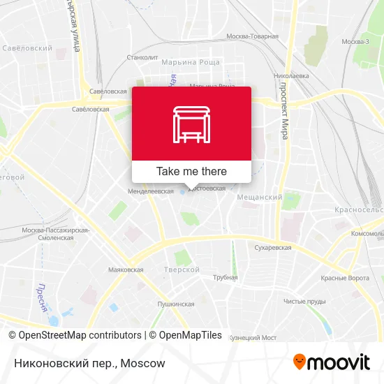 Никоновский пер. map