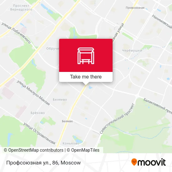 Профсоюзная ул., 86 map