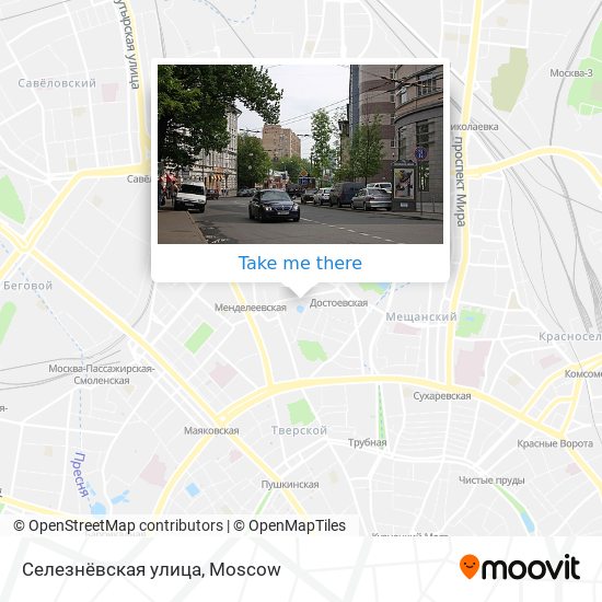 Селезнёвская улица map