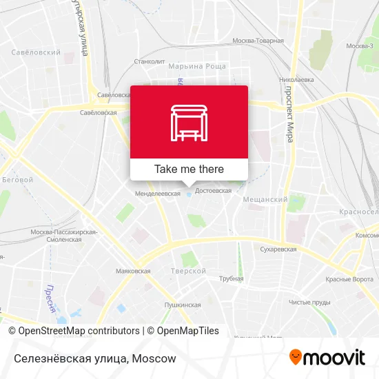 Селезнёвская улица map