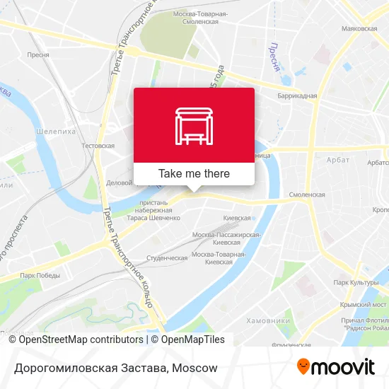 Дорогомиловская Застава map