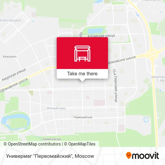 Универмаг "Первомайский" map