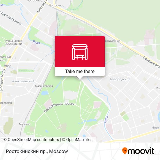 Ростокинский пр. map