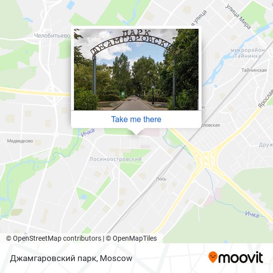Джамгаровский парк map