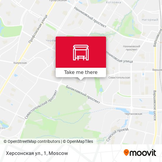 Херсонская ул., 1 map