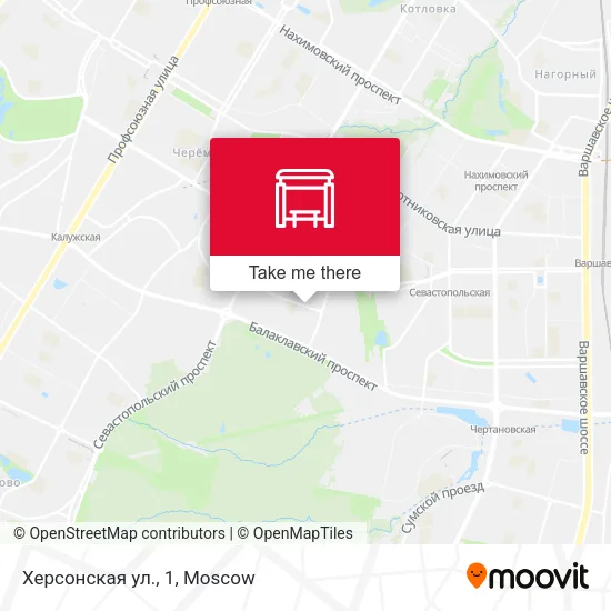 Херсонская ул., 1 map