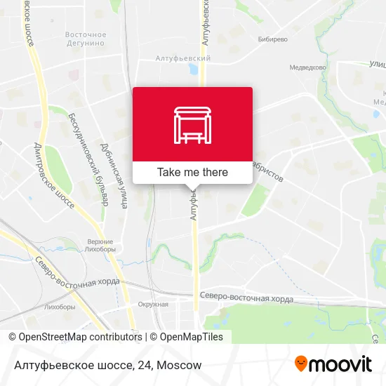 Алтуфьевское шоссе, 24 map