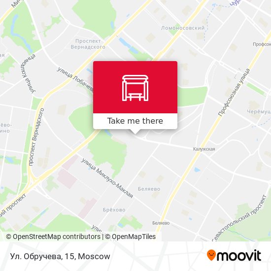Ул. Обручева, 15 map