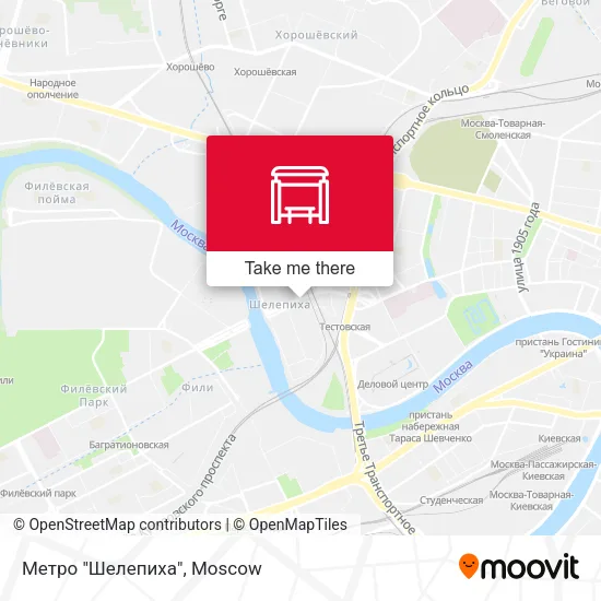 Метро "Шелепиха" map
