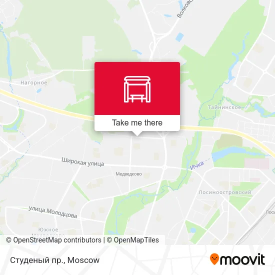 Студеный пр. map