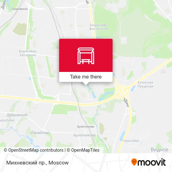 Михневский пр. map