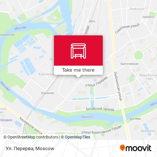Ул. Перерва map