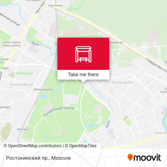 Ростокинский пр. map
