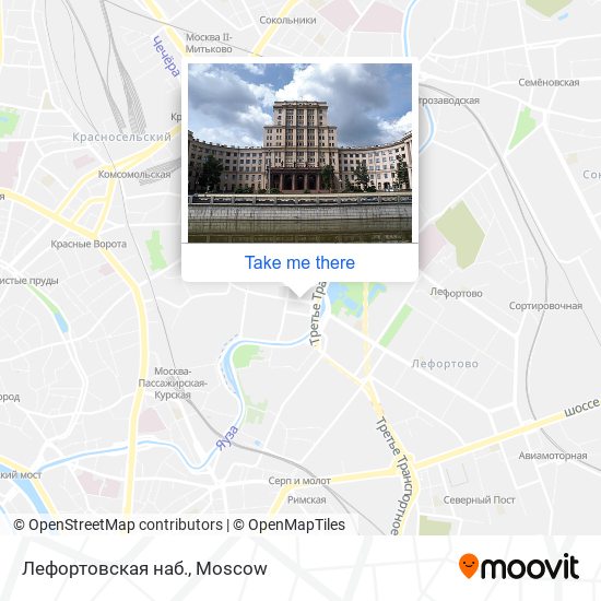 Лефортовская наб. map