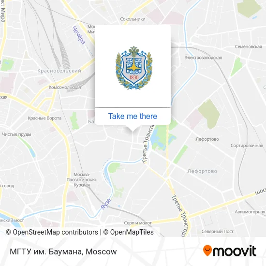 МГТУ им. Баумана map