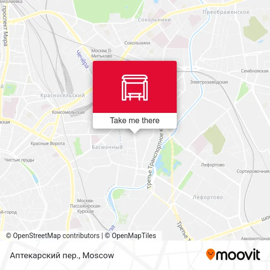 Аптекарский пер. map