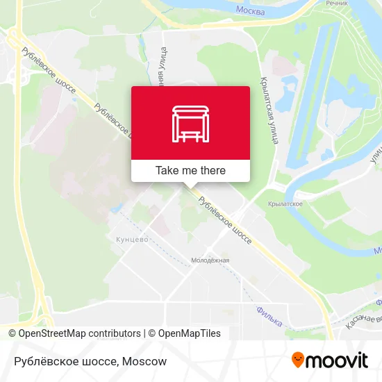 Рублёвское шоссе map