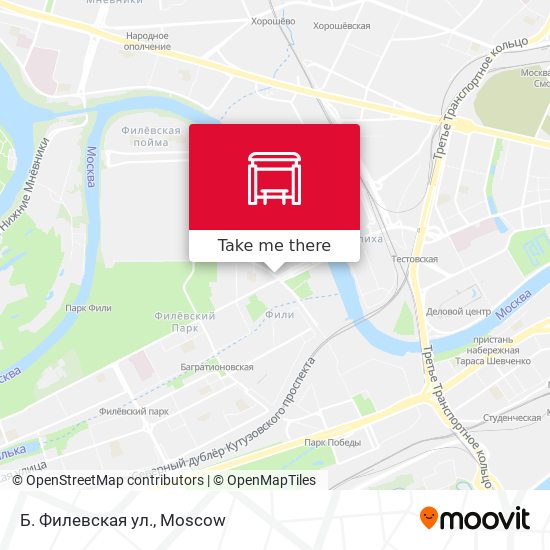 Б. Филевская ул. map