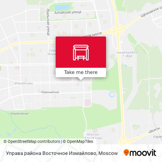 Управа района Восточное Измайлово map