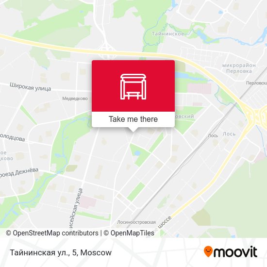 Тайнинская ул., 5 map