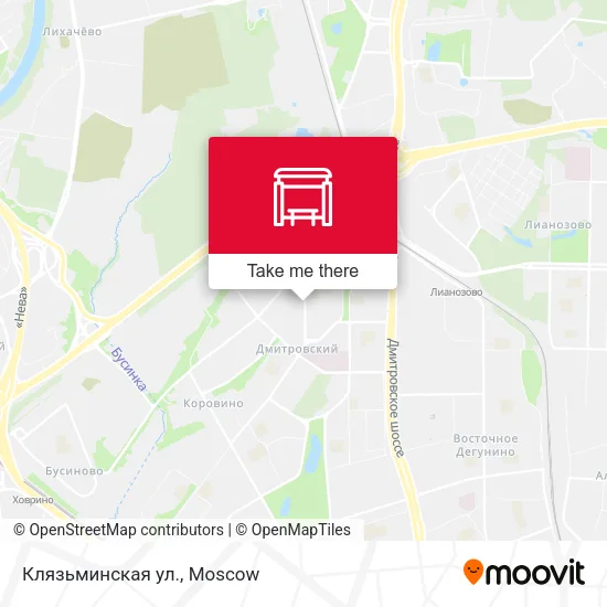 Клязьминская ул. map