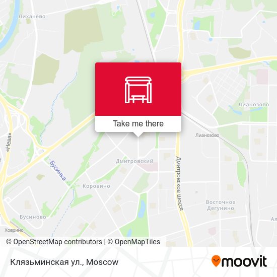Клязьминская ул. map