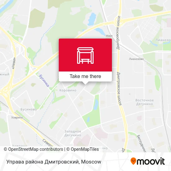 Управа района Дмитровский map