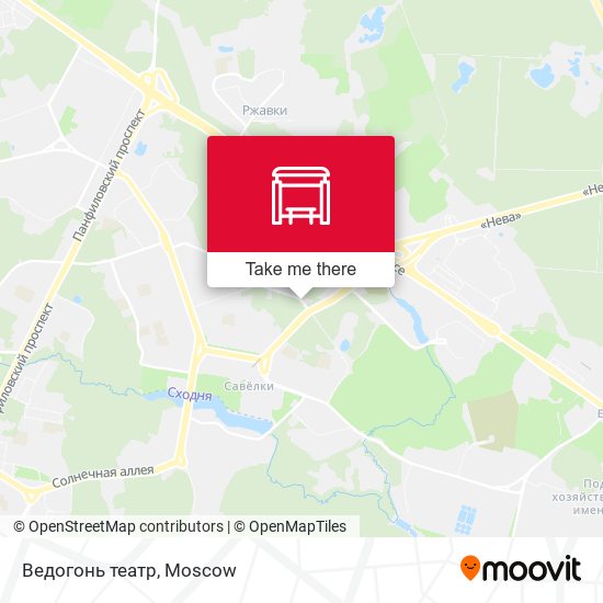 Ведогонь театр map