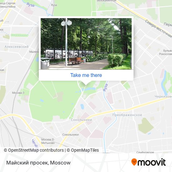 Майский просек map