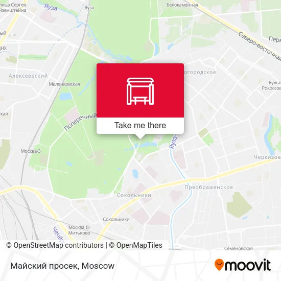 Майский просек map