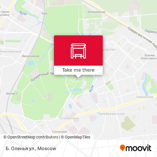 Б. Оленья ул. map